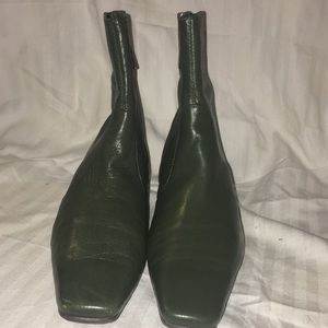 Green Ankle Boots